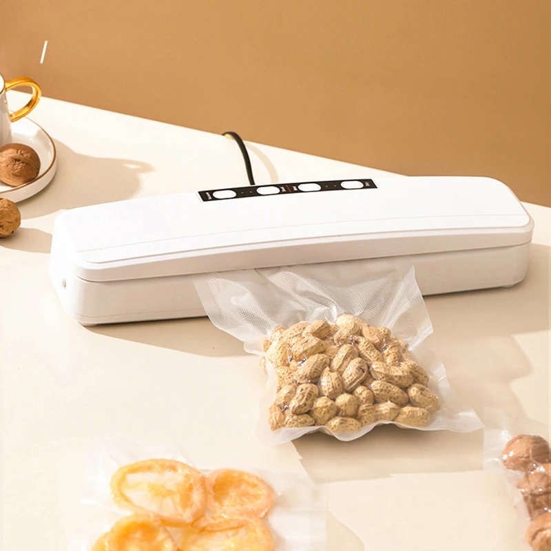 Вакуумный упаковщик пищевых продуктов 220 В/110 В 10 пакетов в комплекте | Бытовая