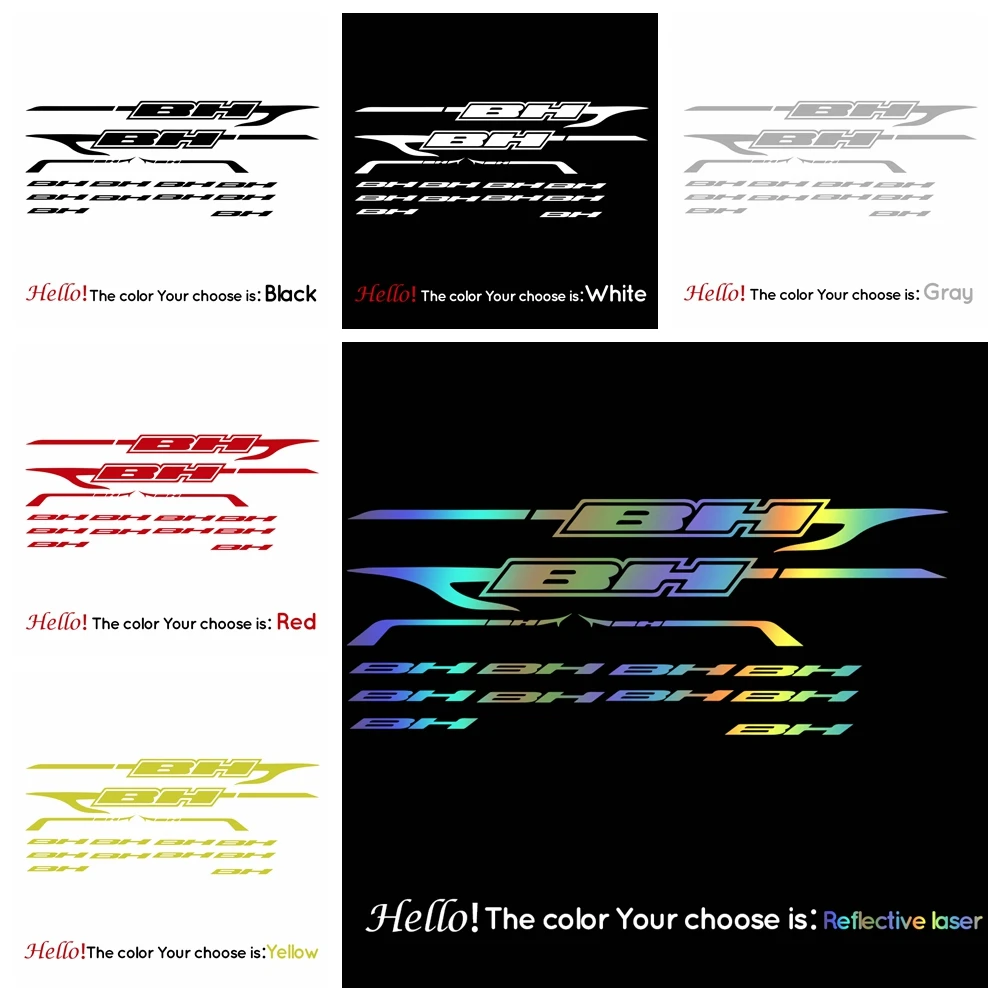 

Reflective BH Kit 8 Stickers Cinelli for Road Bike Mountain Cycling Sticker MTB Bicycle Wheels Decal Protector Parts