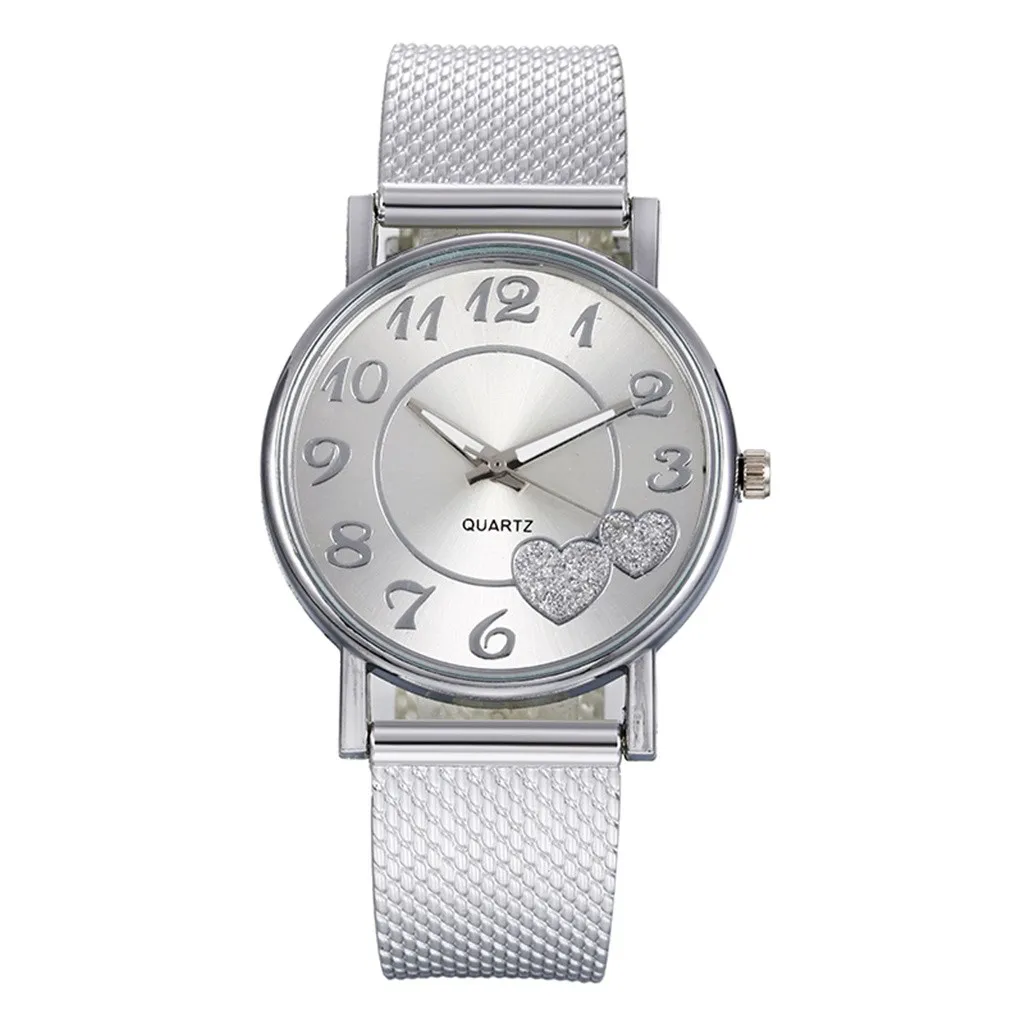 

Часы женские с сетчатым ремешком, креативные наручные часы с браслетом, 2022