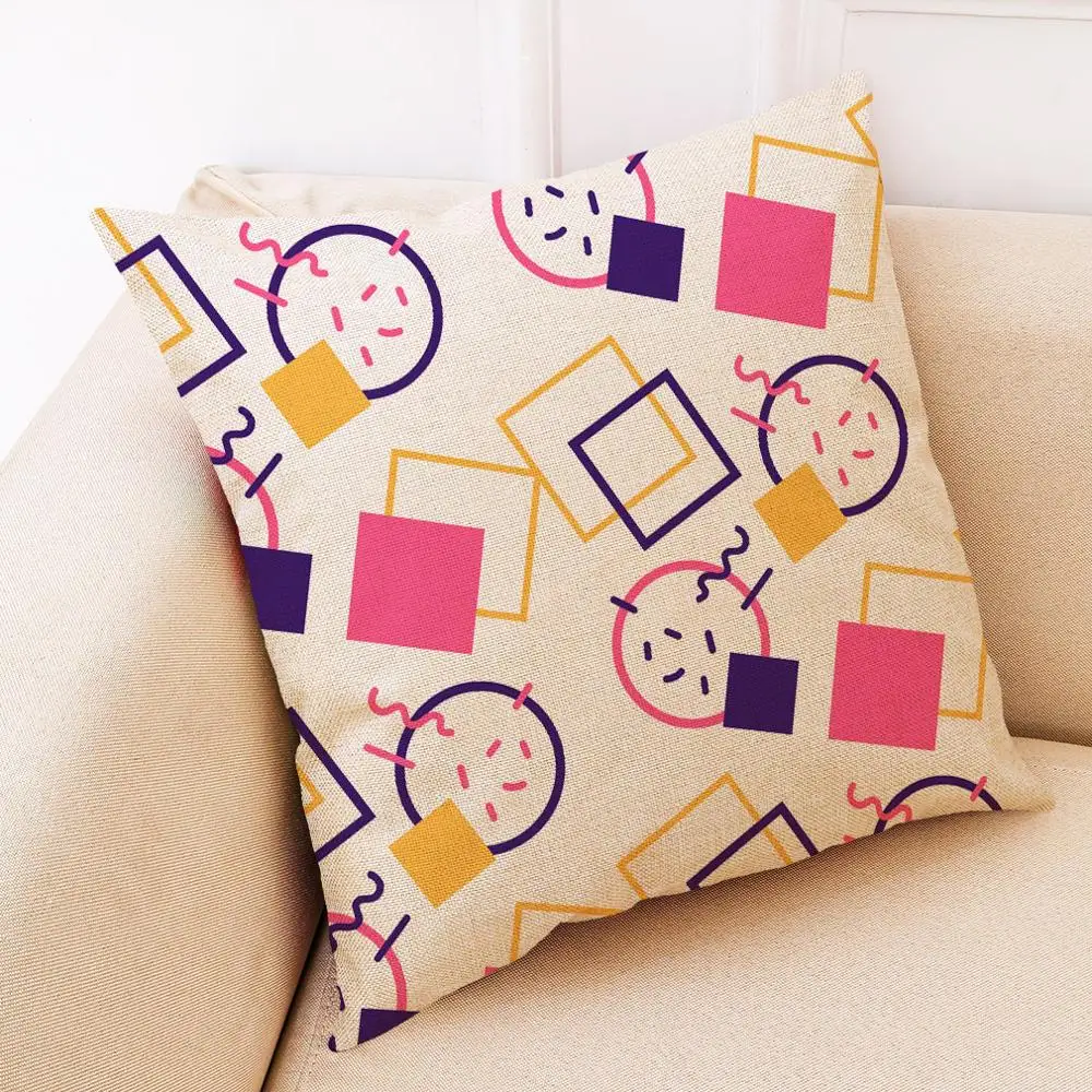 Zeroomade красочная Геометрия хлопчатобумажное белье накидки на подушки