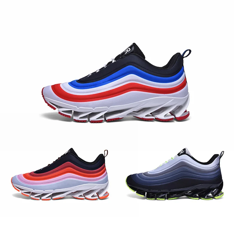 

New Running Shoes Blade Cushioning Sneakers for Men Breathable Sports Shoes Outdoor Training Walking Sneakers