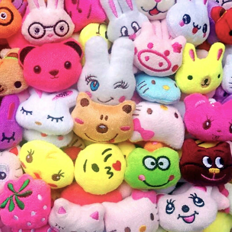 Плюшевые игрушки куклы кролики медведь и т. Д. маленькая мини-игрушка 6*4 см мягкая