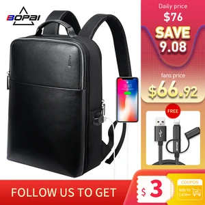 Рюкзак мужской 2 в 1 BOPAI, водонепроницаемый, с отделением для ноутбука 15,6 дюйма