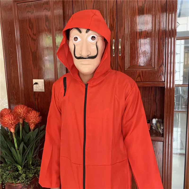 Halloween Costumes for Adults Kids Salvador Dali Cosplay Money Heist The House of Paper La Casa De Papel Carnival Party Clothing |
