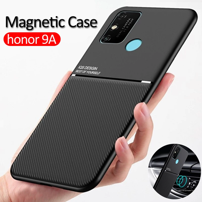 Силиконовый чехол с магнитным держателем для huawei honor 9a moa lx9h дюйма 9 a a9 9a|Бамперы| |