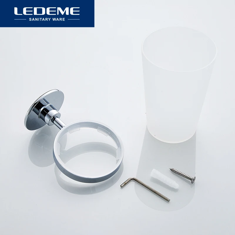 LEDEME Зубная щётка держатель чашки для зубной щетки Пластик чашка настенный цинка