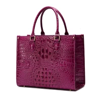 womens handbag luxury designer new womens bag womens leather bag real leather handbag real crocodile skin tote bag shoulder