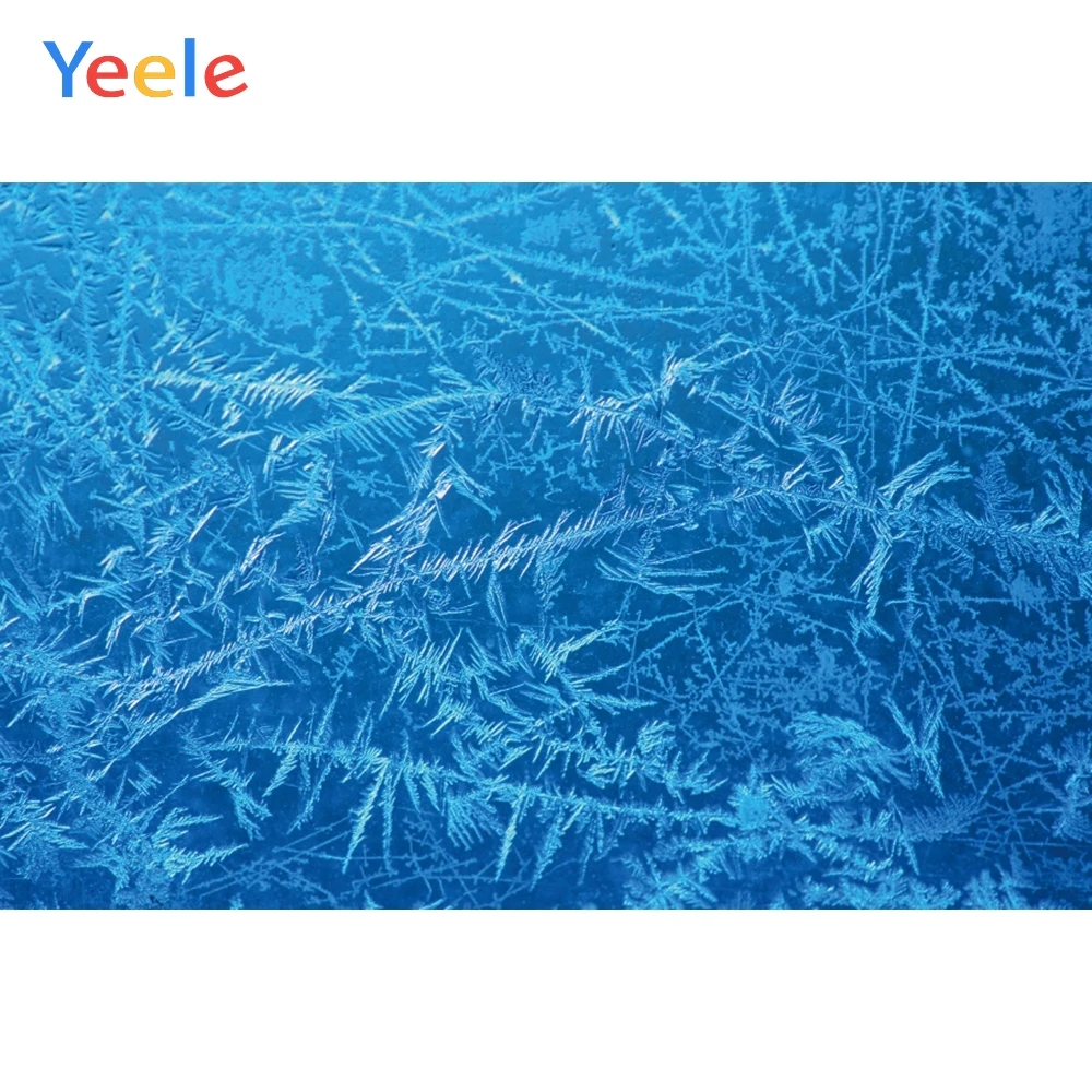 Yeele зима снежинка белый снег синий лед Кристалл фотографии фоны