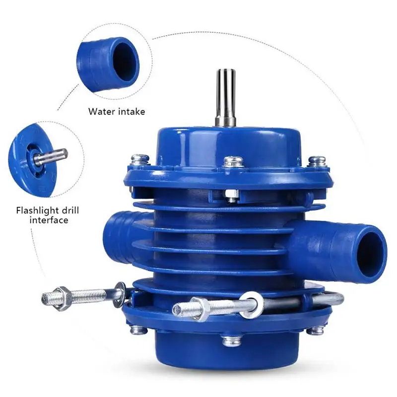 Домашний сверхмощный самовсасывающий ручной электродрель водяной насос