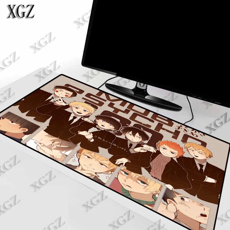 

XGZ Mob Psycho High Quality Lock Edge Gaming Mouse Pad Gamer Game Anime Boy pad Mat Speed Version for Dota2 LOL