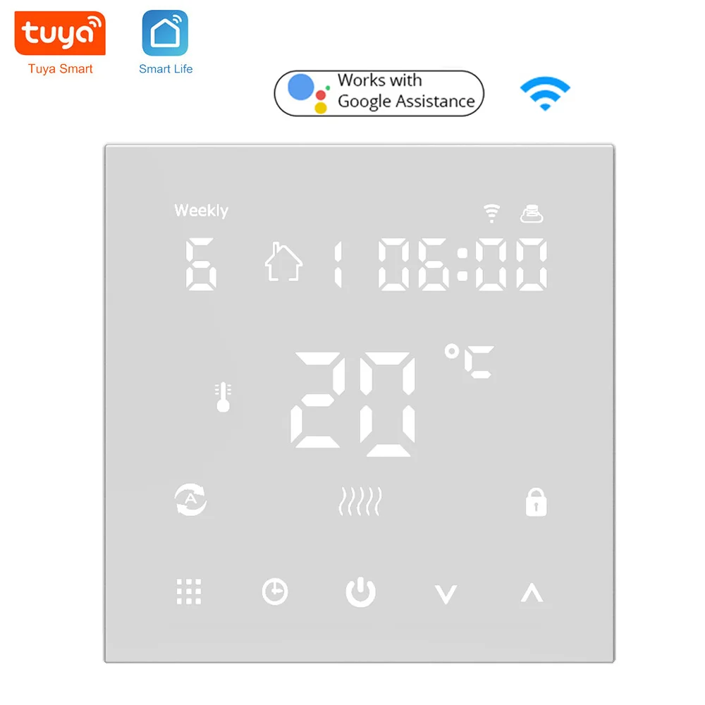 

Tuya Smart WiFi Thermostat LCD Thermostat Electric floor Heating Water/Gas Boiler Temperature Remote Controller For Google Home