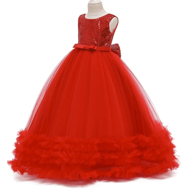 Серебряное платье для девочек вечерние ринку и свадебные платья рождественское