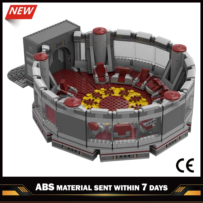 

Street View Skyline MOC-23852 High Council Chamber Model Building Blocks Bricks Children's Assemble Toys