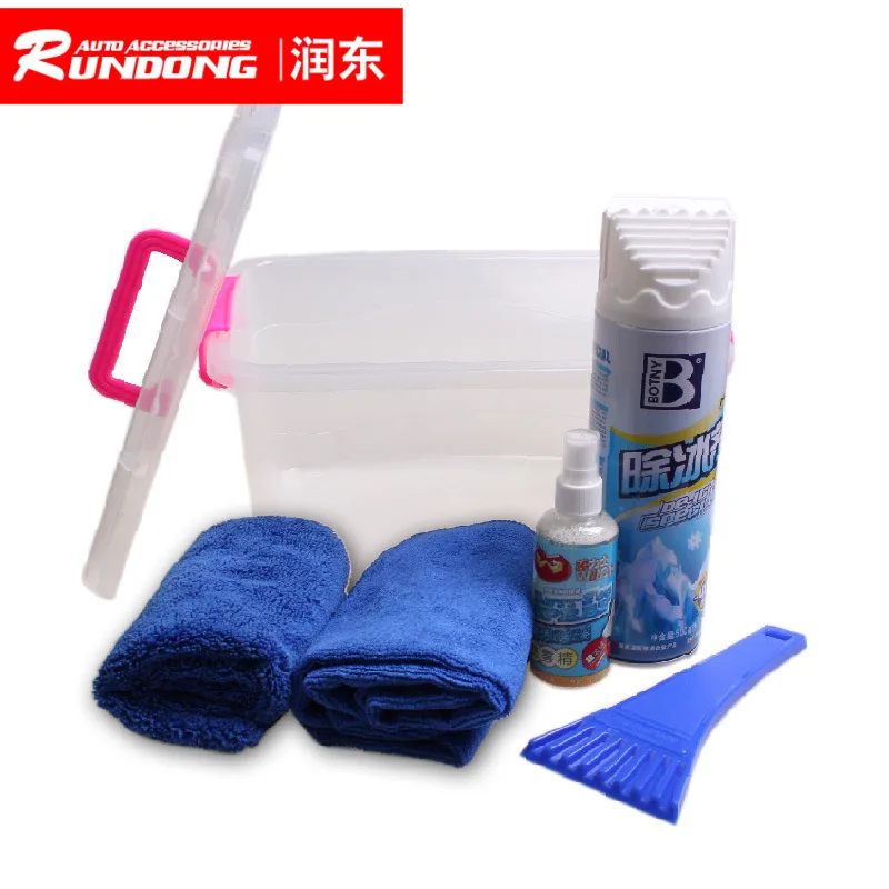 Автомобильные подарки Зимний снег и лед Анти туман 6 шт Костюм Зимнее