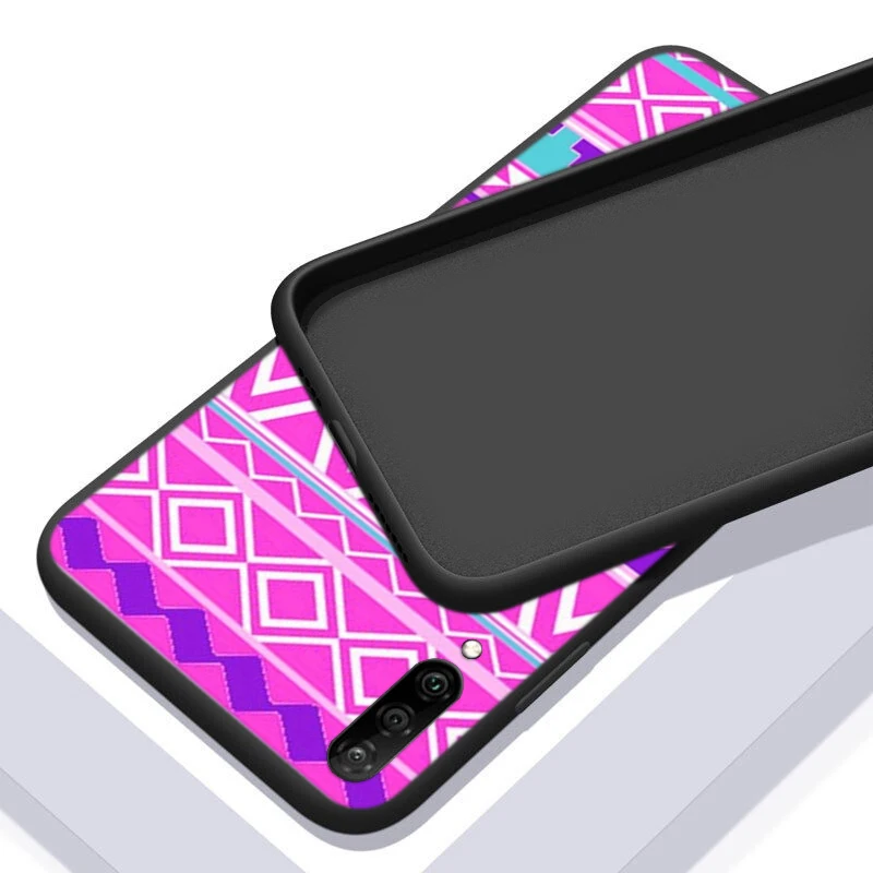 

Silicone shell Ethnic Aztec Pattern for Samsung Galaxy A90 A80 A70 A60 A50 A40 A20E A2Core A10 M20 Black Phone Case