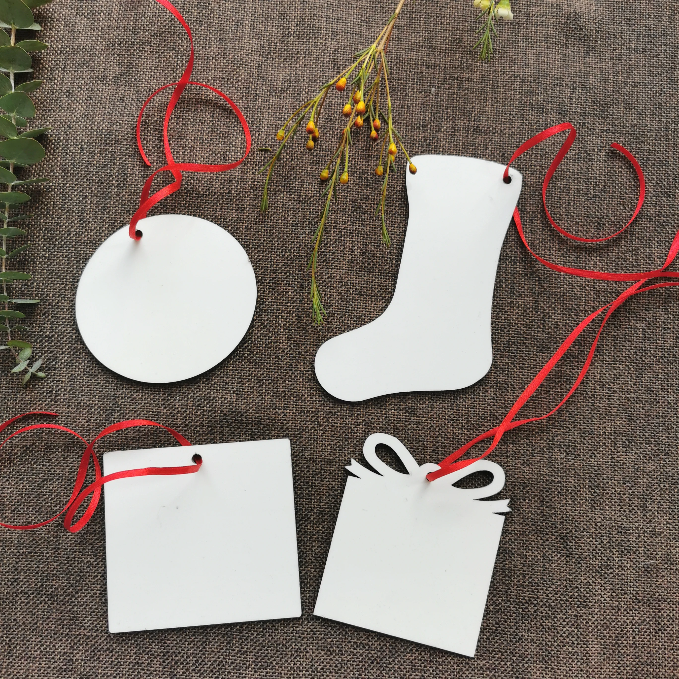 30 шт./лот сублимационная печать без рисунка теплопередающая украшение для