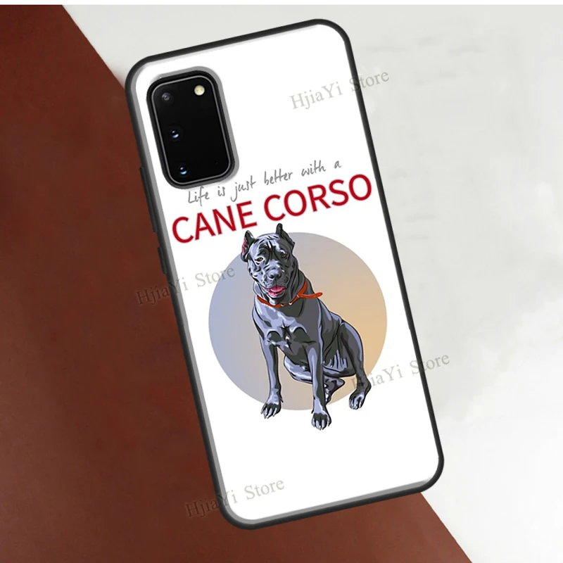 Чехол для телефона итальянский мастиф тростника Корсо Samsung Galaxy S22 Ultra S21 S20 FE Note 20 S8