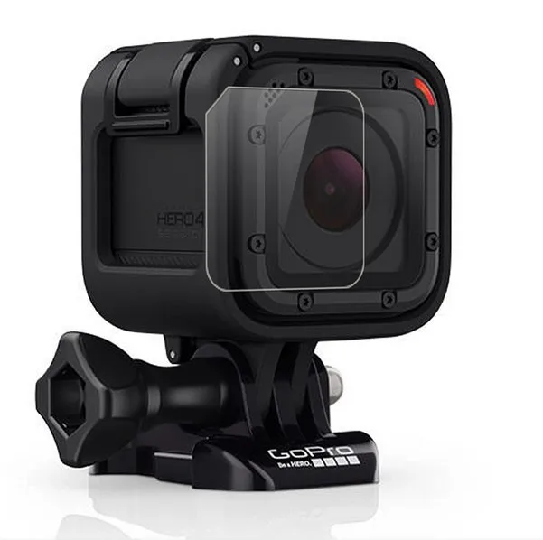 For Go Pro Screen Protector + Lens Cap Cover 2pcs Plastic Caps Film for GoPro HERO 4S 4 5 Session Accessories | Электроника