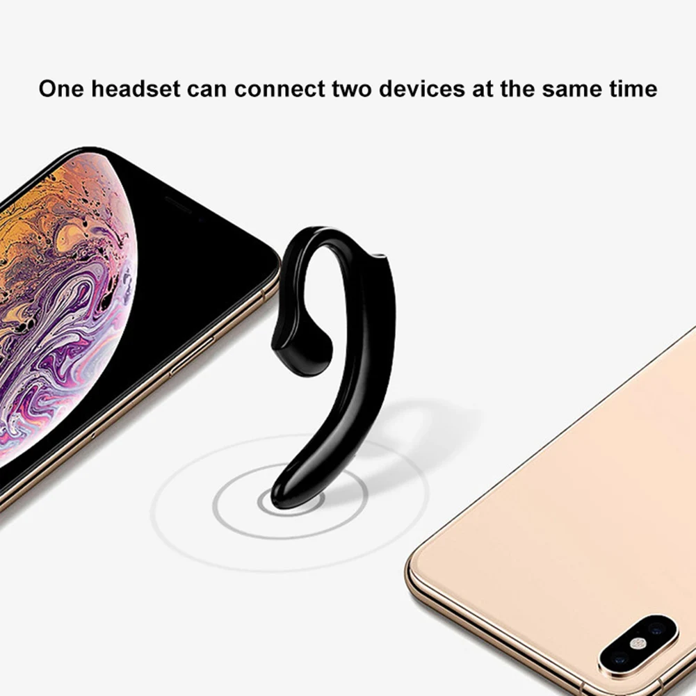 C7 1 шт. костной проводимости ушной крючок беспроводной Bluetooth наушники стерео
