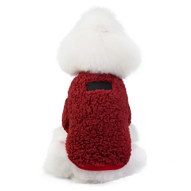 Exquisite Cute Dog Clothing Autumn Winter Coats Pet Coat Jacket Cozy Warm Pets Outfit Tops For Small And Medium Dogs