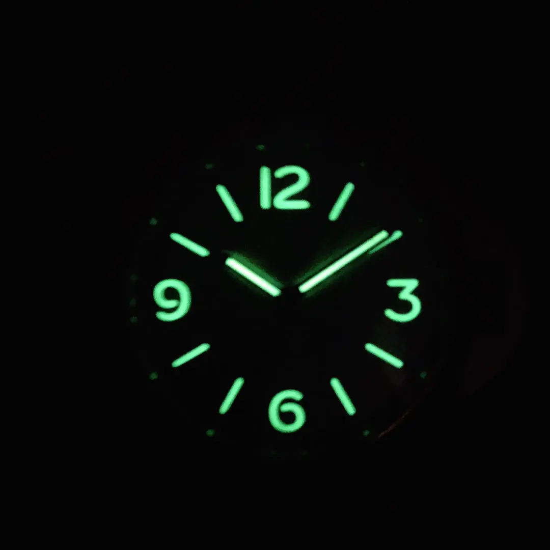 

Classic New Men Automatic Mechanical Sapphire Stainless Steel 1950 3 DAYS ACCIAIO 47MM Grey Dial Brown Leather Number Watch