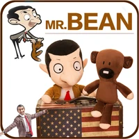 30cmcute mr bean and mr bean bear stuffed toys cute teddy bear birthday christmas presents