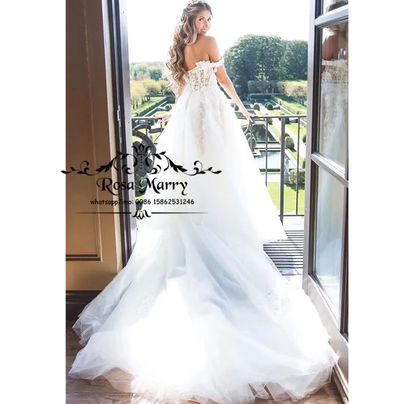 

Modest Plus Size Boho Wedding Dresses 2020 Vintage Lace Off Shoulder Country Beach Greek Style Vestido De Novia Bridal Gowns