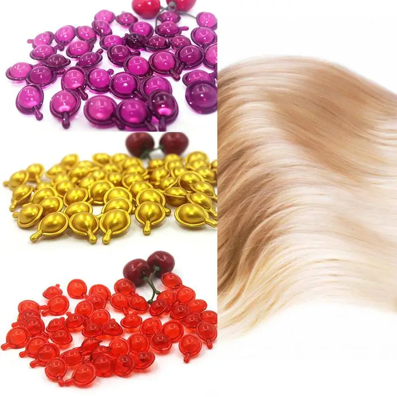 

5pcs Vitamin Capsule Pro Keratin Complex Oil Smooth Hair Silky Moroccan Anti Damaged Oil Serum Hair Hair Mask Repair Loss I6J8