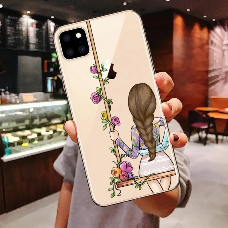 Силиконовые чехлы для телефонов для девочек Bff Best Friends Forever для iPhone 11 Pro Max Xs 6 6S 7 8 Plus X XR XS MAX 5S SE 5 задняя крышка чехол