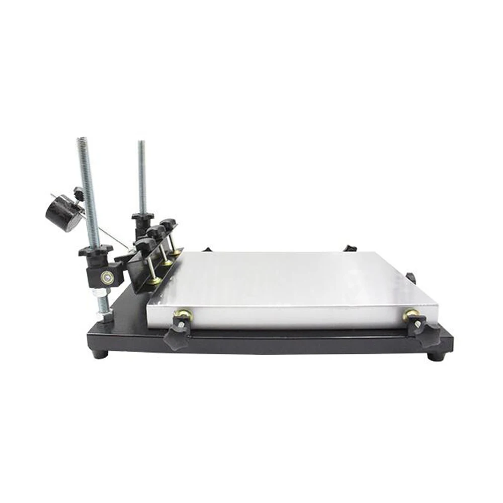 Стол для шелкографии ручная трафаретная машина SMT паяльная паста струйный пресс