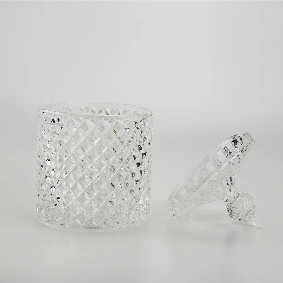 

DIY candle aromatherapy glass empty jar candle holder container jar desktop storage jar a variety of styles to choose