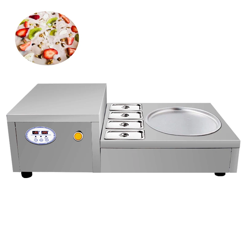 

Hot Selling Fried Ice Cream Machine High Quality Ice Cream Fryer Commercial Fried Yoghurt Machine