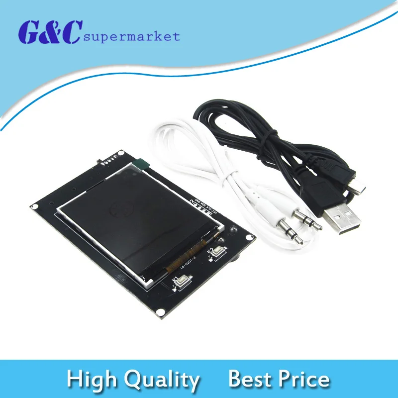 Новый 2.4LCD музыкальный частотный дисплей анализатор спектра модуль усилителя diy