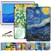 drop resistance plastic tablet cover case for huawei huawei mediapad t5 10 10 1inch multicolor tablet stand cover case