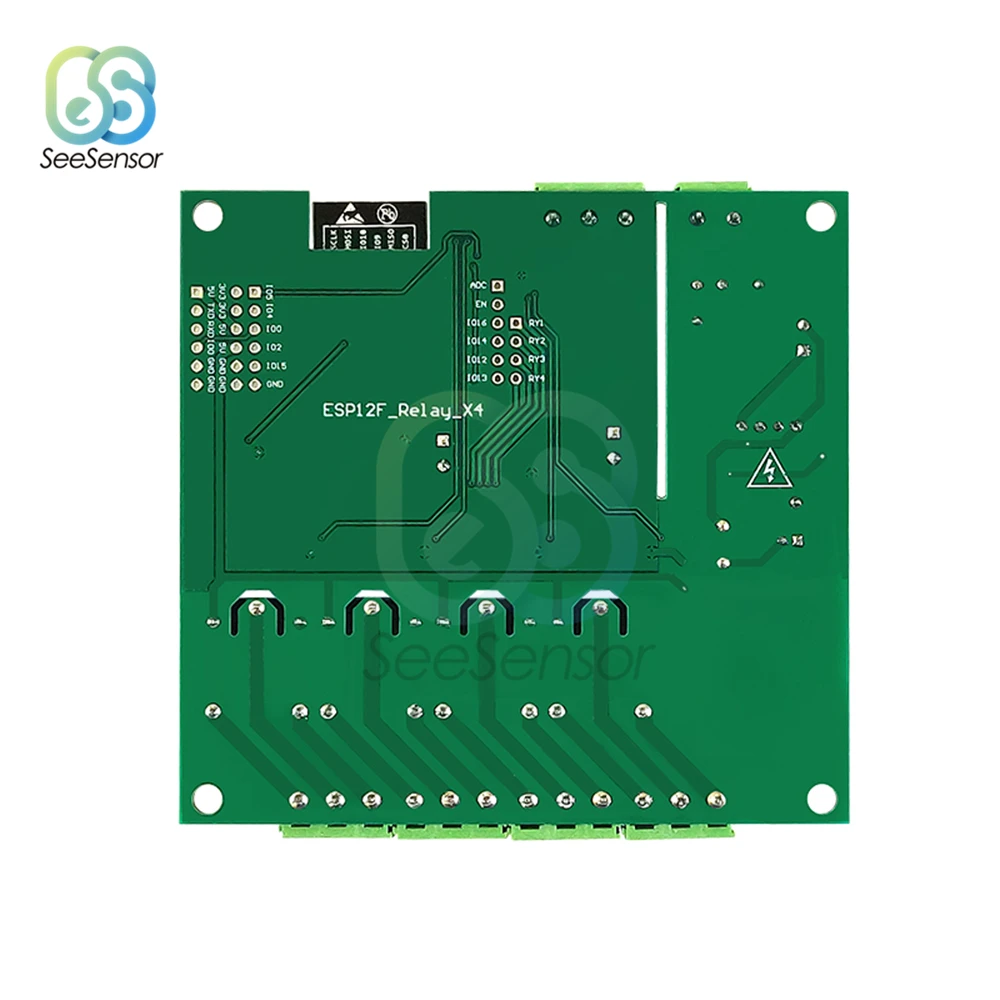 Реле канала DC 5V ESP8266 ESP-12F ESP12F 4 WiFi реле модуль 4-канального для контроллера