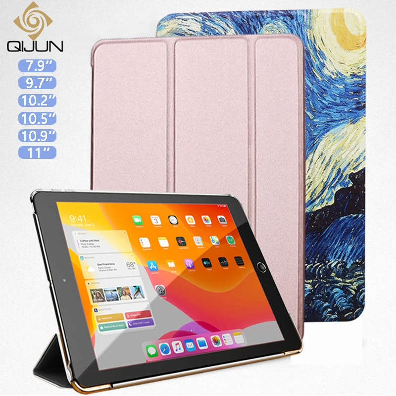 

For iPad Air 4 Case 2020 iPad Pro 11 Cover iPad 10.2 7 8th Generation Capa Pro 10.5 Air 3 2019 Mini 5 4 3 2 Funda 9.7 2018 Cases
