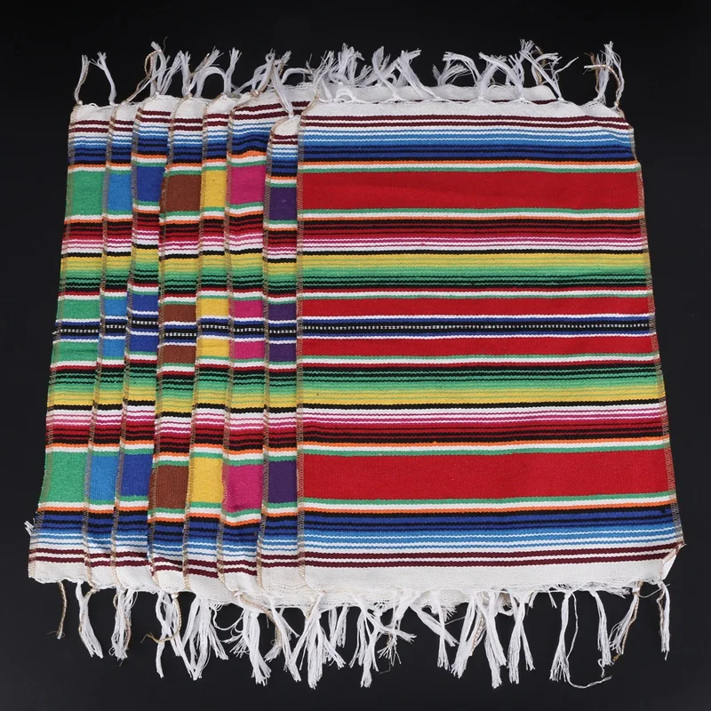 Мексиканские коврики для стола мексиканские смешанные столовые приборы