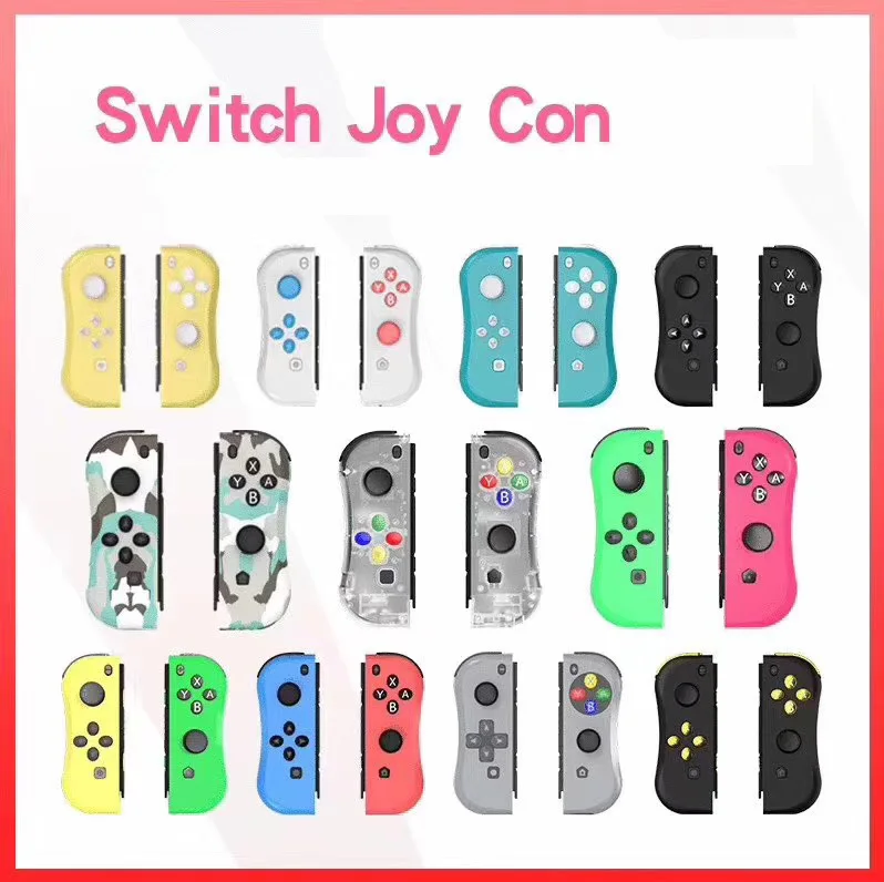 

Wireless Bluetooth Game Controllers Red Blue Gamepad Joystick for Nintend Switch Console Colorful Bluetooth Game Controller ps4