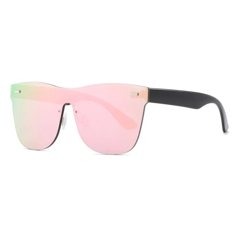 Male Women Flat Top Sunglasses Men Brand Black Square Shades UV400 Gradient Sun Glasses For Cool One Piece Designer | Аксессуары для