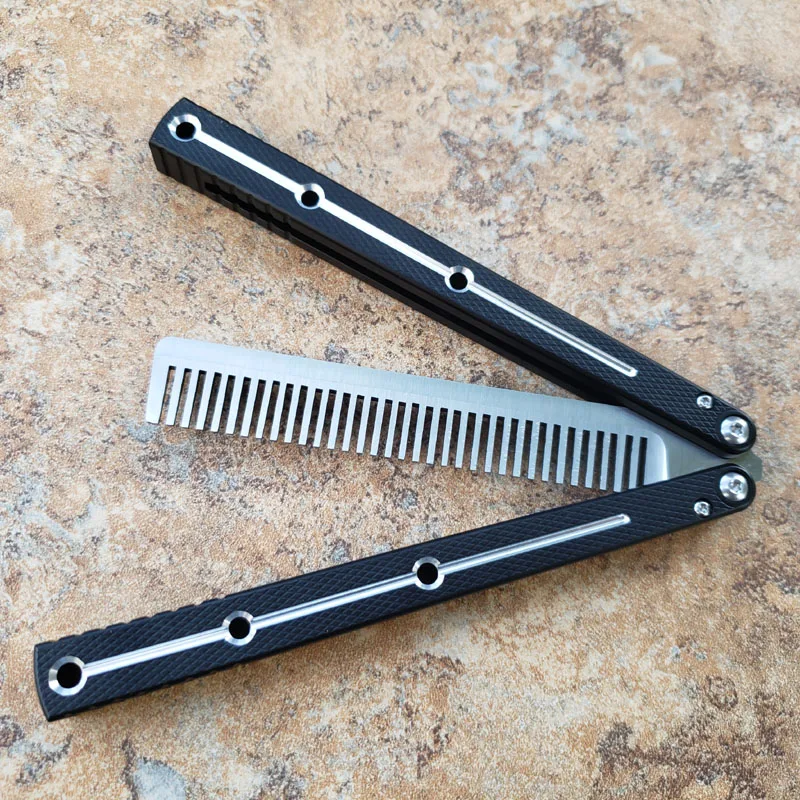 Гребень Одно синее море с интегрированной алюминиевой ручкой высокопрочный