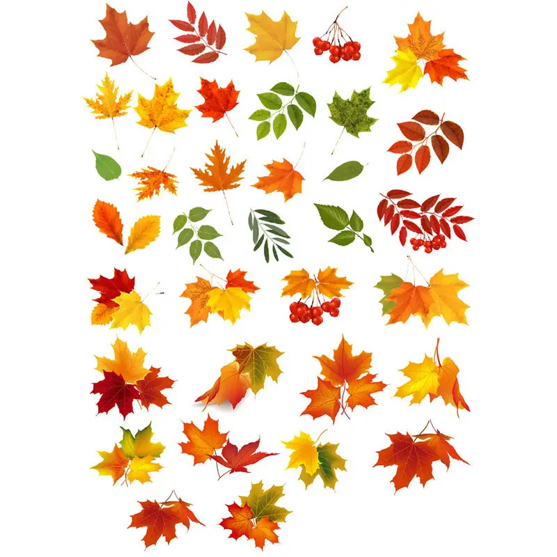 2 шт./лот декор в виде красных кленовых листьев ежедневник Mohamm наклейка для