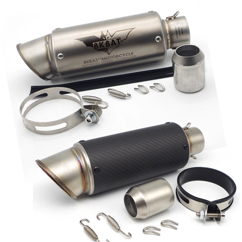 Выхлопная труба для мотоцикла 37 61 мм углеродное волокно дБ глушитель аксессуары