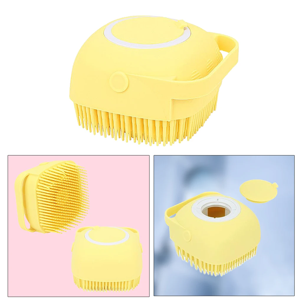 

Мягкий силиконовый скребок для тела, щетка-диспенсер для кожи, контейнер-массажер