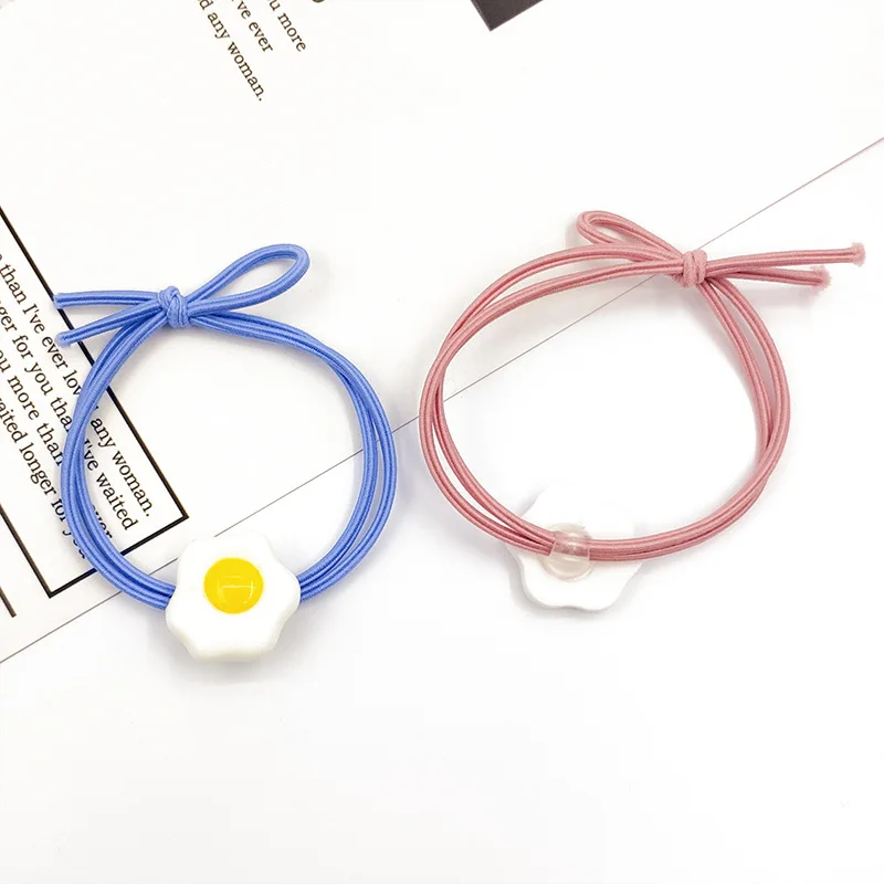 Креативные эластичные повязки на голову с изображением мультяшного яйца для