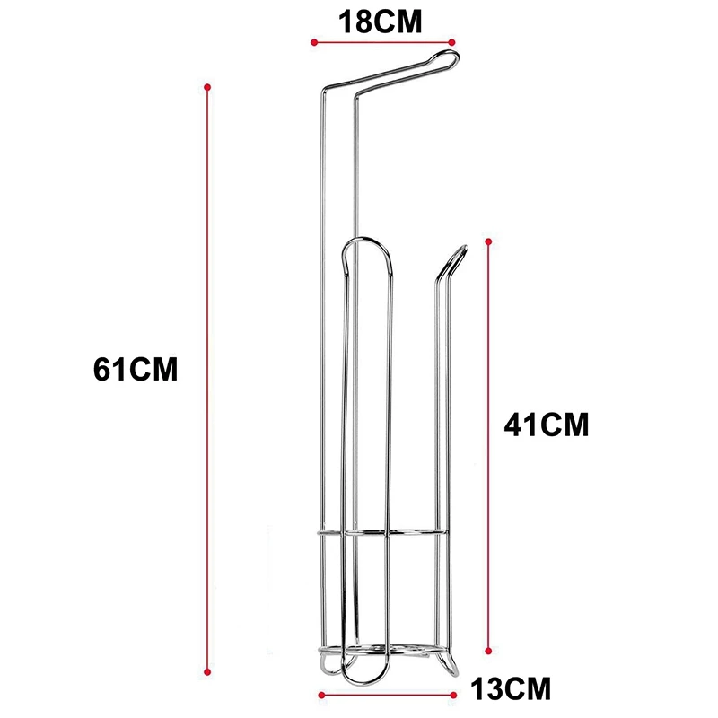 stainless steel floor standing paper roll towel holder stand organizer toilet paper rack bathroom hardware vertical storage bask free global shipping