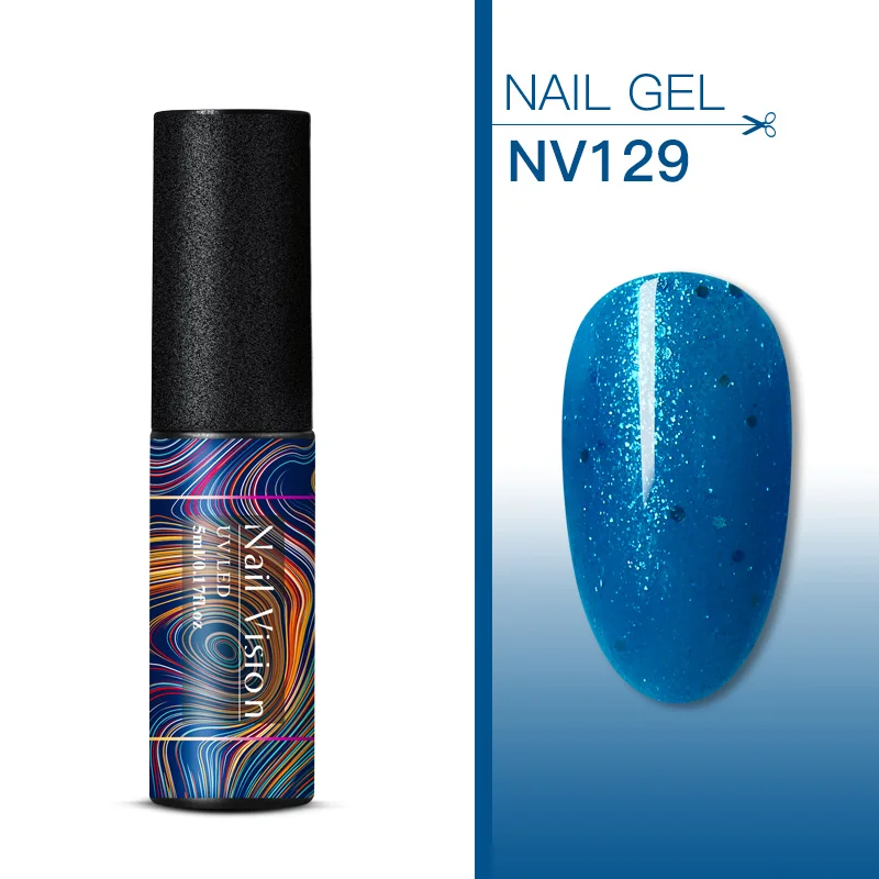 Nail Vision 5 мл УФ-набор гель-лаков для ногтей блестки замачиваются долговечный Гель-лак для ногтей маникюрный лак - Цвет: S06724