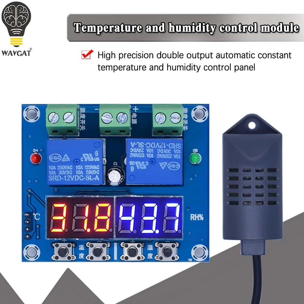 

XH-M452 temperature and humidity control module digital display word high precision double output automatic constant temperature