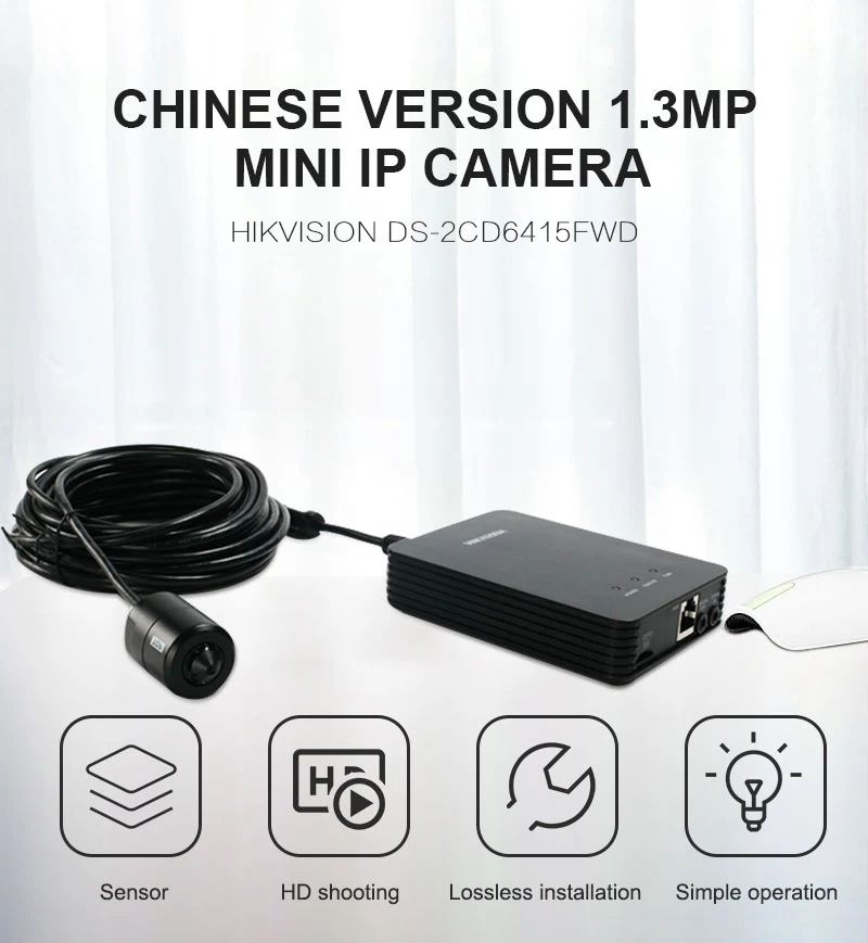HIKVISION DS-2CD6415FWD-10/20 Вт, 30 Вт, китайская версия 1.3MP мини IP Камера для банка ATM Поддержка SD Поддержка Hik-Connect APP ONVIF
