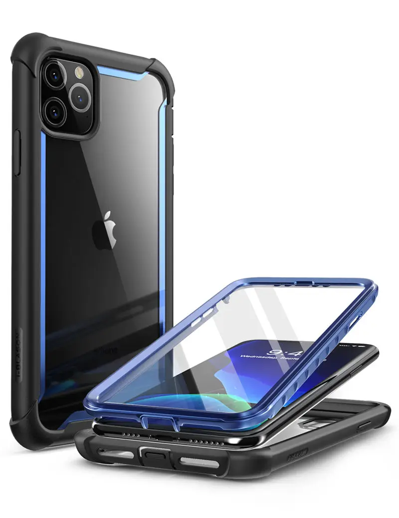 Для iPhone 11 Pro Max чехол 6,"( выпуск) i-BLASON Ares полный корпус Прочный Прозрачный бампер крышка со встроенной защитной пленкой