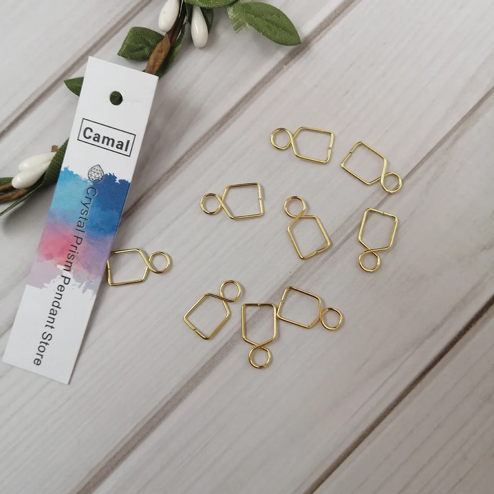 Camal 100 шт. 7*14 мм золотая металлическая пряжка крючок соединитель для подвешивания
